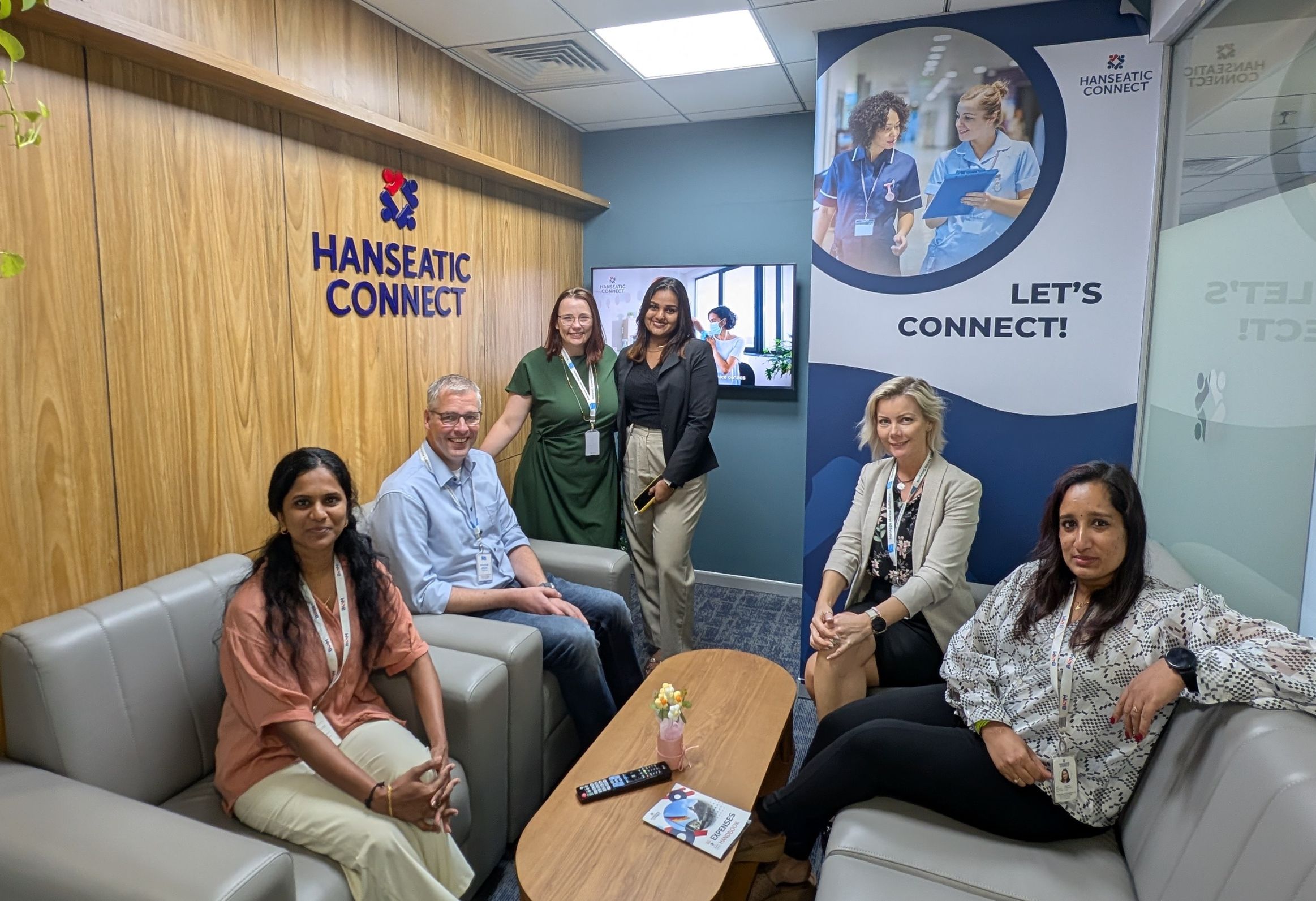 Team von Asklepios und Hanseatic Connect beim Treffen in Indien zur internationalen Zusammenarbeit in der Pflegekräftegewinnung.